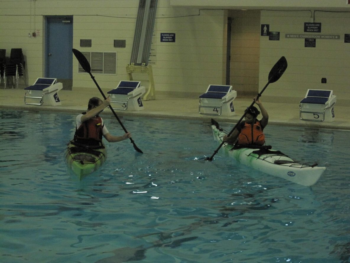Kayak Pool Practice Otter Valley Paddle Sports